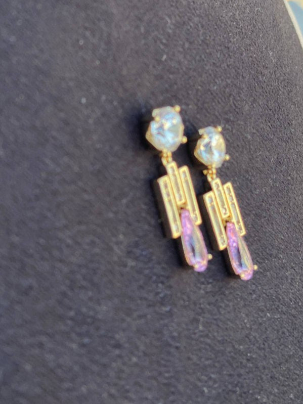Lunera 14k-Paslanmaz Işıltı Küpe Seti