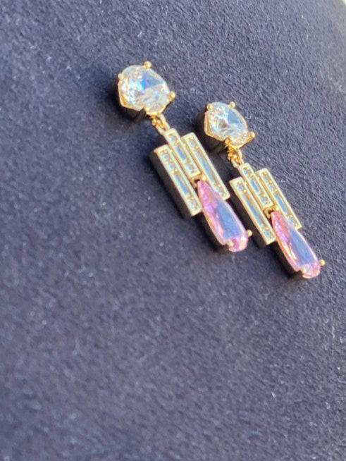 Lunera 14k-Paslanmaz Işıltı Küpe Seti